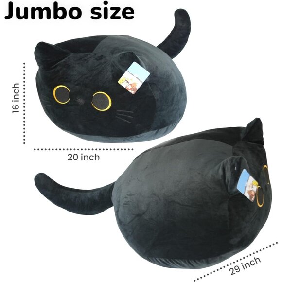 29-inch Jumbo Cat Plush Design - Squishy Cuddly & Fun - Ideal Gift - Picture 13 of 13